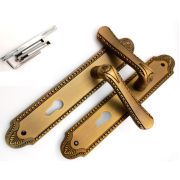 Ручка для входной двери на планке (комплект) Tiffany цвет кофе (8509-413 MKF) 1/20