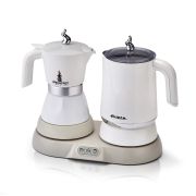 Кофеварка Ariete 1344 Breakfast station гейзерная с капучинатором, 480 Вт, белый