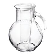 Кувшин Bormioli Rocco KUFRA 135729 стеклянный с белой крышкой 2150 мл 1 штука