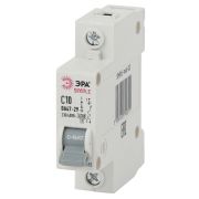 Автоматический выключатель SIMPLE-mod-02 ВА47-29 1P 10A 4,5 кА х-ка С ЭРА SIMPLE (12/180/3600)