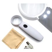 Лупа с подсветкой MG 11Х 2LED D37мм MG6H -2C аккумулятор зарядка USB MG6H -2C 10/200