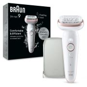 Эпилятор Braun S9 SES 9-000 Flamingo SmartTouch тип 5380 белый/розовый с косметичкой