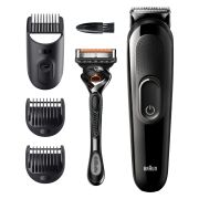 Триммер электрический Braun SK3300 Black универсальный 4в1 3 насадки бритва Gillette тип 5513