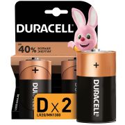 Батарейки Duracell алкалиновые LR20-2BL NEW (2/20/3300)