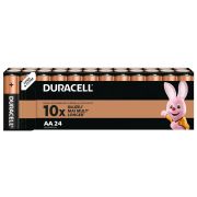 Батарейки Duracell 1024886 АА алкалиновые 1,5v 24 шт. LR6-24BL BASIC (24/288/17280)