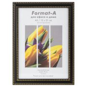 Фоторамка FA Кружево 15х21 пластиковая со стеклом чёрный