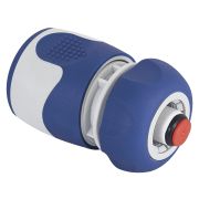 GWHC20-058 GREEN APPLE Коннектор с аквастопом для шланга 12 мм (1/2), пластик, TPR (20/200/2400)