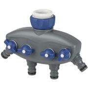 GWCG12-065 GREEN APPLE Распределитель четырехканальный, пластик (12/48/192)