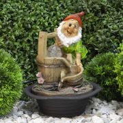 GANF-02 GREEN APPLE Настольный фонтан Гном Хозяин 31 см (4/32)