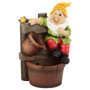 GAUF-02 GREEN APPLE Уличный фонтан Гном 56 см (12)