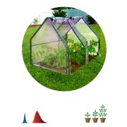 Теплица GREEN APPLE GA-House-medium со светильником в комплекте 1800х900х900 мм 2 отсека