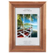 Фоторамка Image Art С18 10х15 деревянная из сосны, цвет орех, вставка стекло