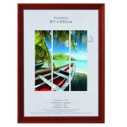 Фоторамка Image Art С18 30х42 деревянная из сосны, цвет красное дерево, вставка-прозрачный пластик