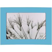 Фоторамка Image Art 6015-4N металлическая выгнутая голубая 10х15