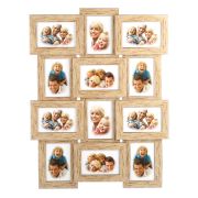 Фоторамка Image Art  PL84-12 пластиковая мультирамка размер фото 10х15 цвет прованс рамка на 12 фото