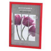 Фоторамка Image Art Радуга 21х30 пластиковая со стеклом красный