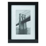 Фоторамка Image Art 601 10х15 пластиковая со стеклом чёрная