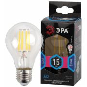 ЭРА F-LED A60-15W-840-E27 (филамент, груша, 15Вт, нейтр., Е27)