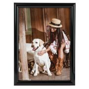 Фоторамка Image Art Радуга 15х21 пластиковая со стеклом чёрный