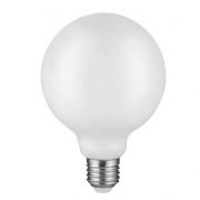 ЭРА F-LED G125-15w-840-E27 OPAL  (филамент, шар опал, 15Вт, нейтр, E27)(20/240)***ТМ