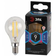 ЭРА F-LED P45-9W-840-E14 ЭРА (филамент, шар, 9ВТ, нейтр, E14) (10/100/4000)