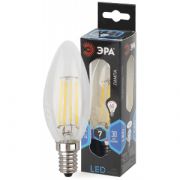 ЭРА F-LED B35-7W-840-E14 ЭРА (филамент, свеча, 7Вт, нейтр, E14) (10/100/4000)