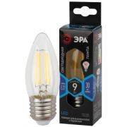 ЭРА F-LED B35-9w-840-E27 ЭРА (филамент, свеча, 9Вт, нейтр, E27) (10/100/5000)