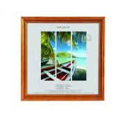 Фоторамка Image Art  С18 10х10 деревянная из сосны, цвет бронза, вставка из пластика