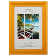 Фоторамка Image Art С18 10х15 деревянная из сосны, цвет янтарь, вставка-прозрачный пластик (116шт)