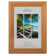 Фоторамка Image Art С18 13х18 деревянная из сосны, цвет бронза, вставка-прозрачный пластик (58шт)