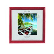 Фоторамка Image Art С18 20х20 деревянная из сосны, цвет красное дерево, вставка-прозрачный пластик