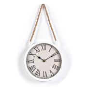 Innova Часы W08311, материал металл + крафт веревка, диаметр 22 см, цвет белый (4/240)