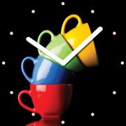 Innova Часы W09664  Кружки , квадратные, стекло, размер 30*30 см (10/120)