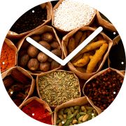 Innova Часы W09670  Специи , круглые, стекло, диаметр 30 см (10/150)