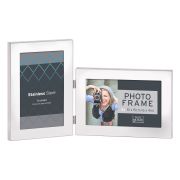 Innova PM08424 Ф/рамка 2 x 10*15  Stainless Steel , металл (6/24/288)