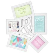 Innova PI09959 Ф/рамка 5 фото, 3x 10*15cm, 2x 10*10cm  Maggiore LED , белый, пластик (12/144)