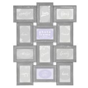 Innova PI09961 Ф/рамка 12 фото, 12x 10*15cm  Maggiore Brushed , серый, пластик (6/72)