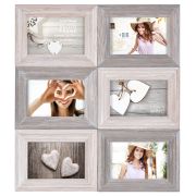 Innova PI01490 Ф/рамка 6 фото, 6x10*15cm  Washed wood ,  дерево (6/120)