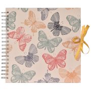 Innova Q1607125 Фотоальбом на пружине 25л. 25*25  Скрапбукинг - Бабочки , под уголки (6/12/432)