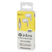 333463 Intro RX-910MW вкладыши-гарнитура белые (80/400/4800)