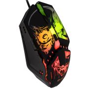 Мышь Intro MG350 игровая проводная 1200-3600dpi с ковриком черная