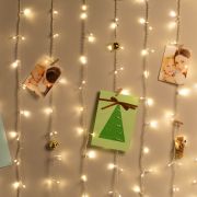 Светодиодная новогодняя гирлянда Intro Holiday INZL-01W занавес 3*2 метра теплый белый 240 led 220 в