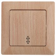 4-103-11 Intro Переключатель, 10А-250В, СУ, Solo, сосна (10/200/3200)