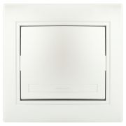 Выключатель Intro Plano 1-101-06 одноклавишный 10А-250В, IP20, СУ, перламутр