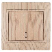 Переключатель Intro Plano 1-103-11 одноклавишный 10А-250В, IP20, СУ, сосна