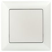 Выключатель Intro Solo 4-101-06 одноклавишный 10А-250В, IP20, СУ, перламутр