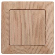 Выключатель Intro Solo 4-101-11 одноклавишный 10А-250В, IP20, СУ, сосна