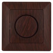 Светорегулятор Intro Solo 4-401-10 поворотный, 600Вт 230В, IP20, СУ, венге