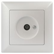 Розетка Intro Solo 4-301-06 TV одиночная, IP20, СУ, Solo, перламутр