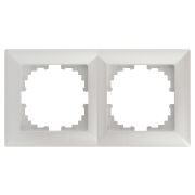 Рамка для розеток и выключателей Intro Solo 4-502-06 на 2 поста, СУ, перламутр